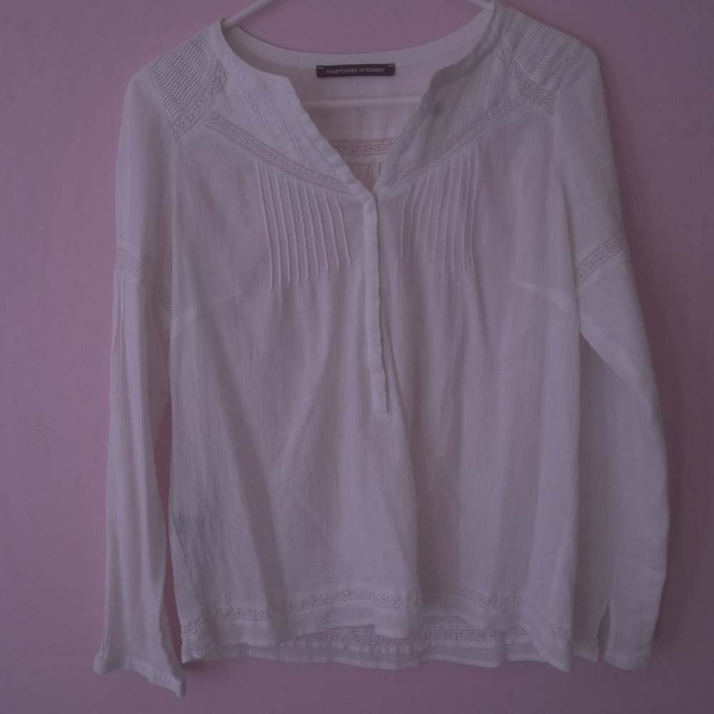 Comptoir des Cotonniers Embroidered Shirt